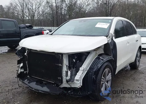 2019 Acura Mdx Standard from USA, damaged, VIN 5J8YD3H34KL008922